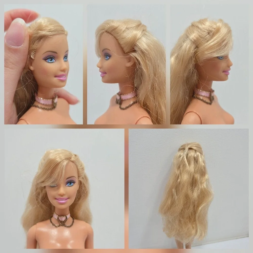 2004 Mattel Barbie as Princess and the Pauper Anneliese Singing Doll Nude -Works